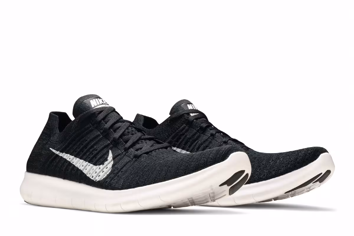 Nike Free RN Flyknit Black, view 9