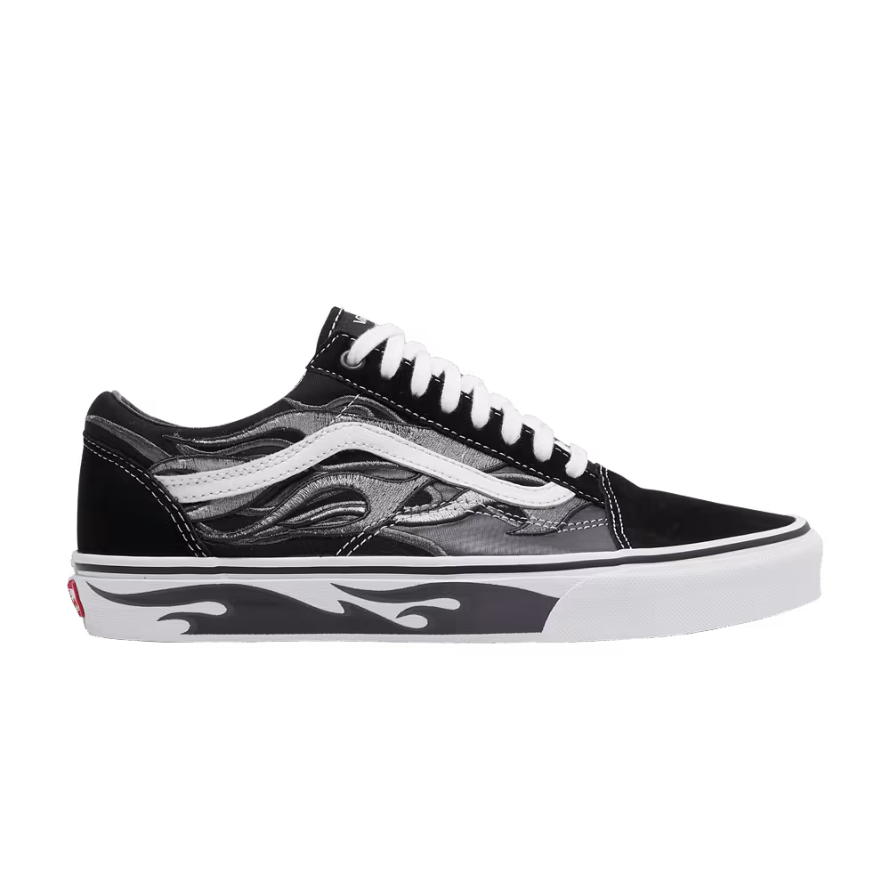 A$ap Rocky x Vans Old Skool Worldwide Pack - Black Flames