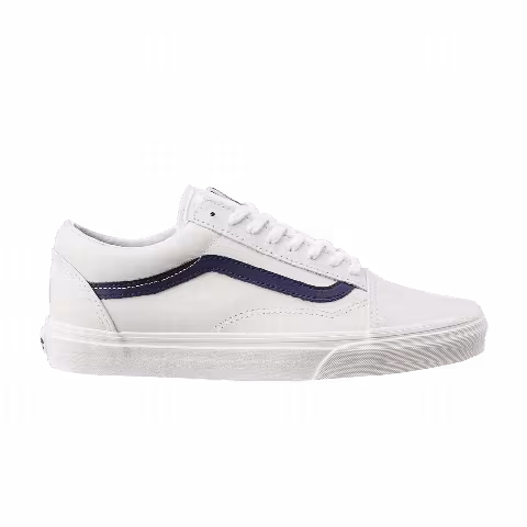 Vans Old Skool 'Matte Leather - White Dress Blues'