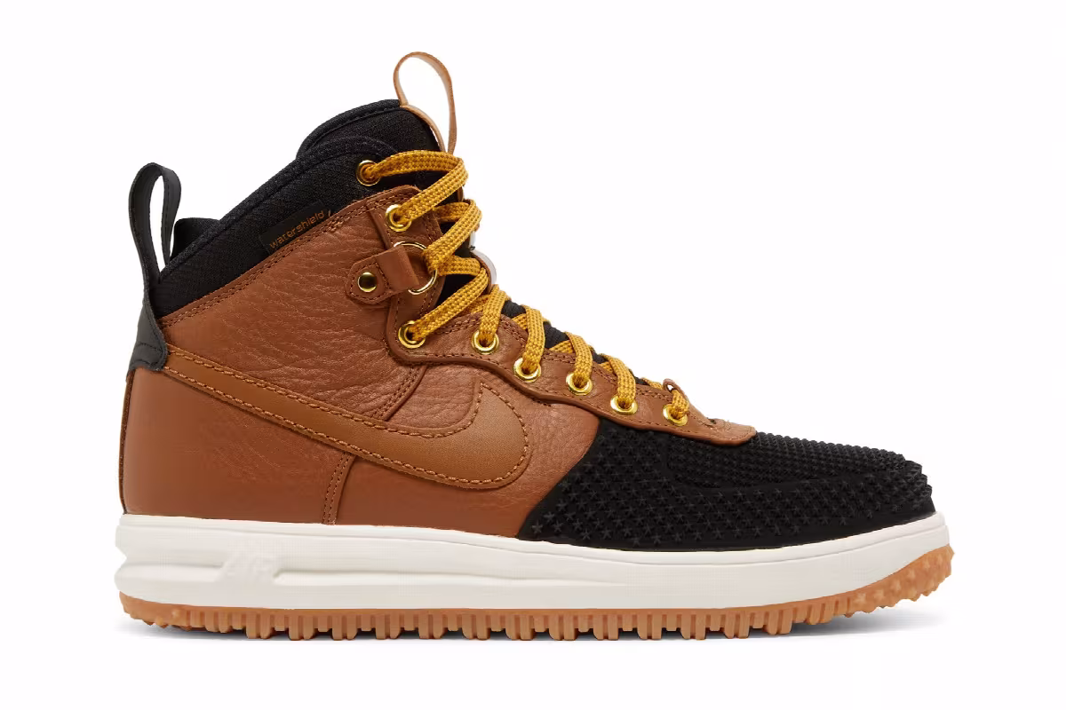Nike Lunar Force 1 Duckboot Ale Brown Black 2016, view 2