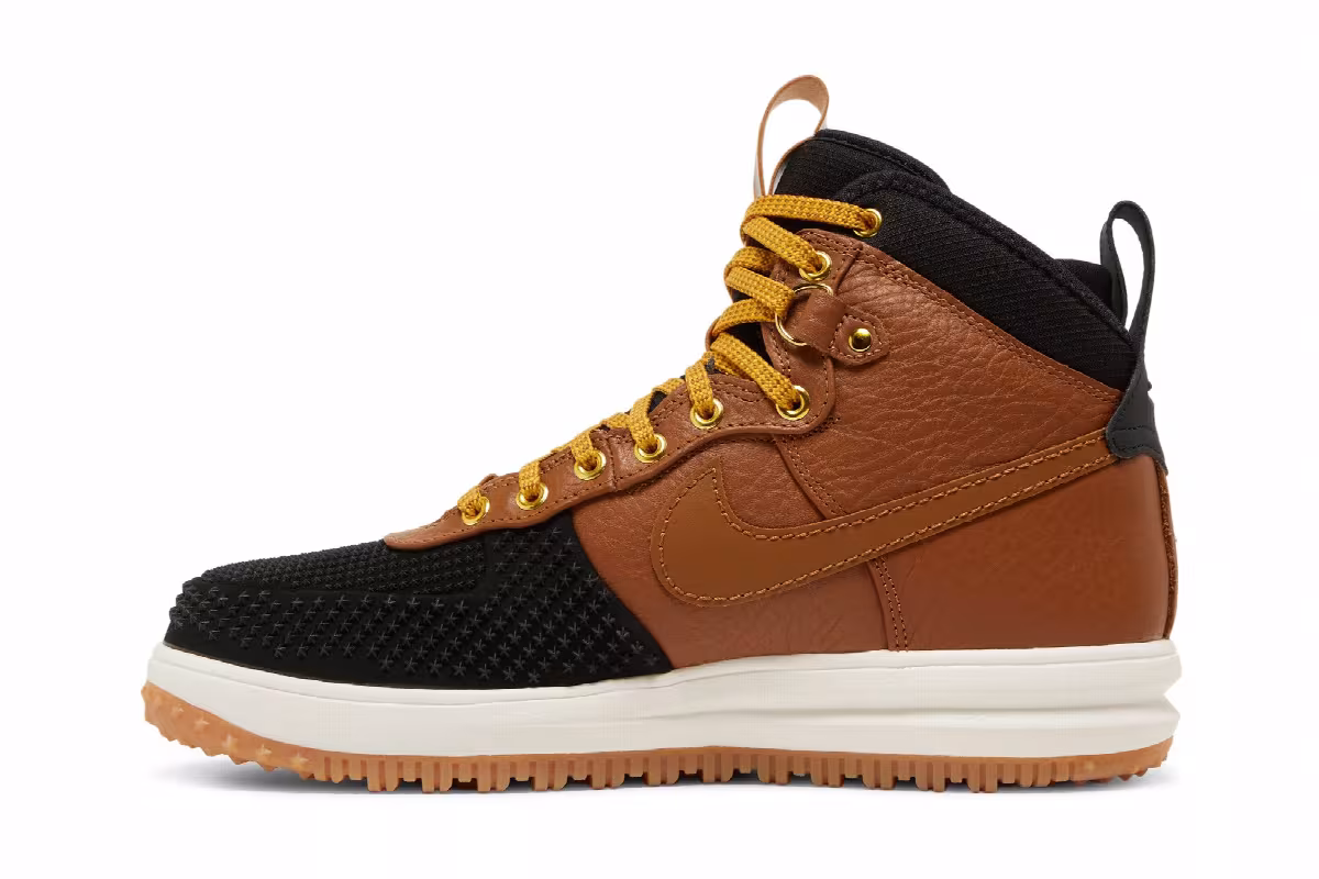 Nike Lunar Force 1 Duckboot Ale Brown Black 2016, view 4