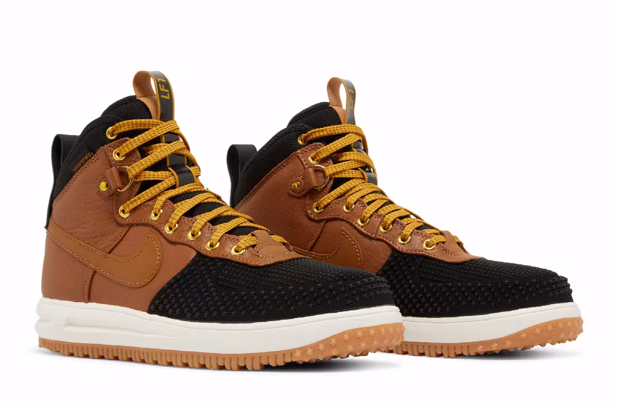 Nike Lunar Force 1 Duckboot Ale Brown Black 2016, view 9