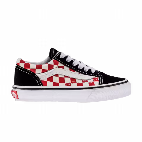 Vans Old Skool Kids 'Checkerboard - Black Red'