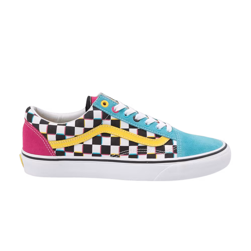 Vans Old Skool Kids Crazy Check
