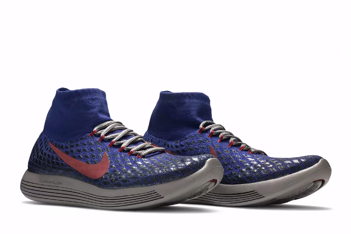 Gyakusou x NikeLab LunarEpic Flyknit Shield Deep Royal Blue, view 9