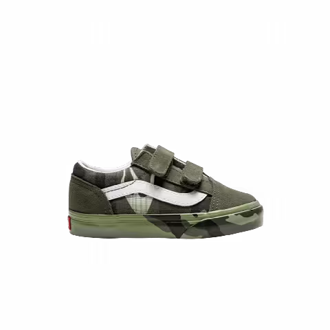 Vans Old Skool V Toddler 'Plaid Camo'