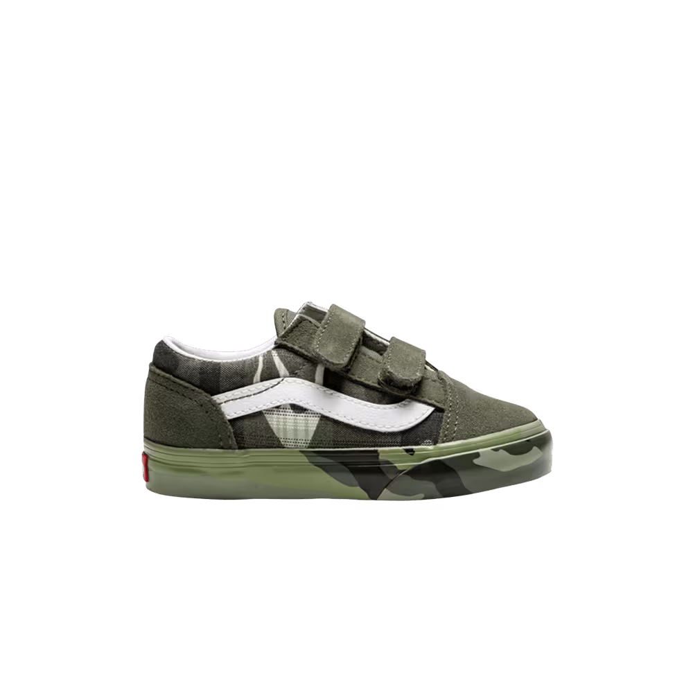 Vans Old Skool V Toddler Plaid Camo