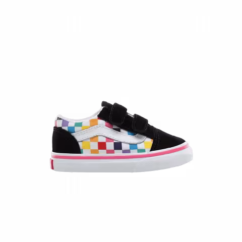 Vans Old Skool V Toddler 'Rainbow Checkerboard'