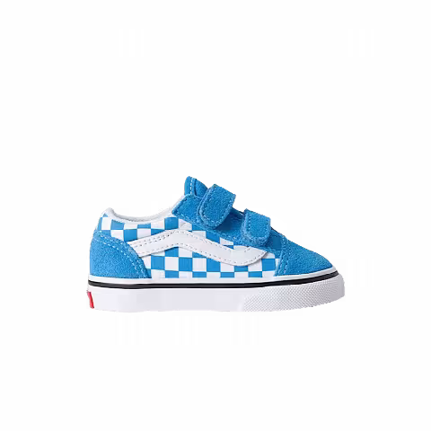Vans Old Skool V Checkerboard Toddler 'Bright Azure Blue'