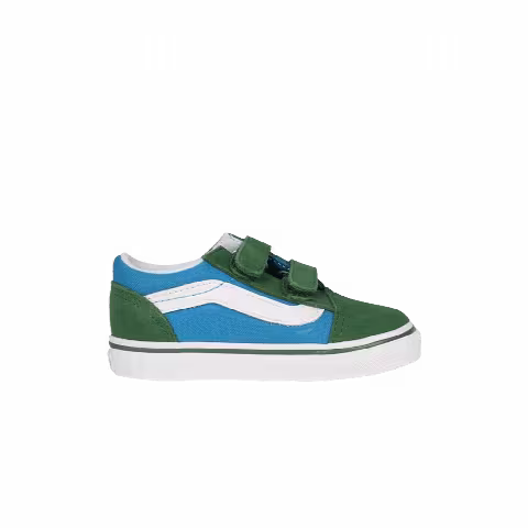 Vans Old Skool V Toddler '2 Tone - Mediterranean Blue Greener Pastures'