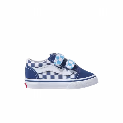 Vans Old Skool V Toddler 'Checkerboard Bonnie Blue'
