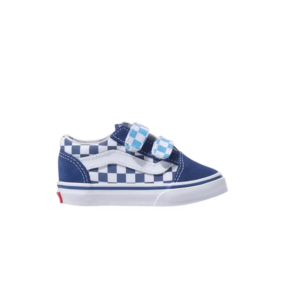 Vans Old Skool V Toddler Checkerboard Bonnie Blue