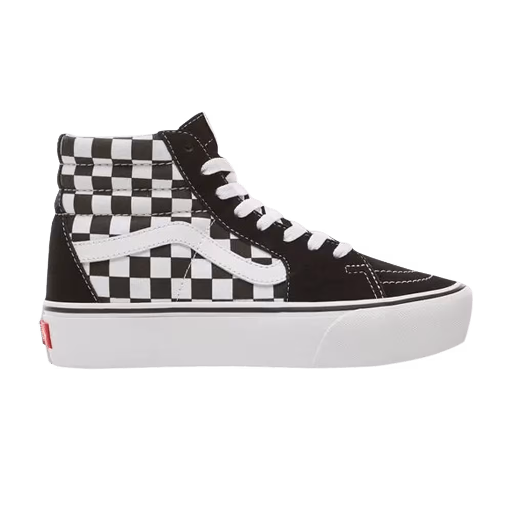 Vans Sk8-Hi Platform 2.0 Checkerboard - Black White