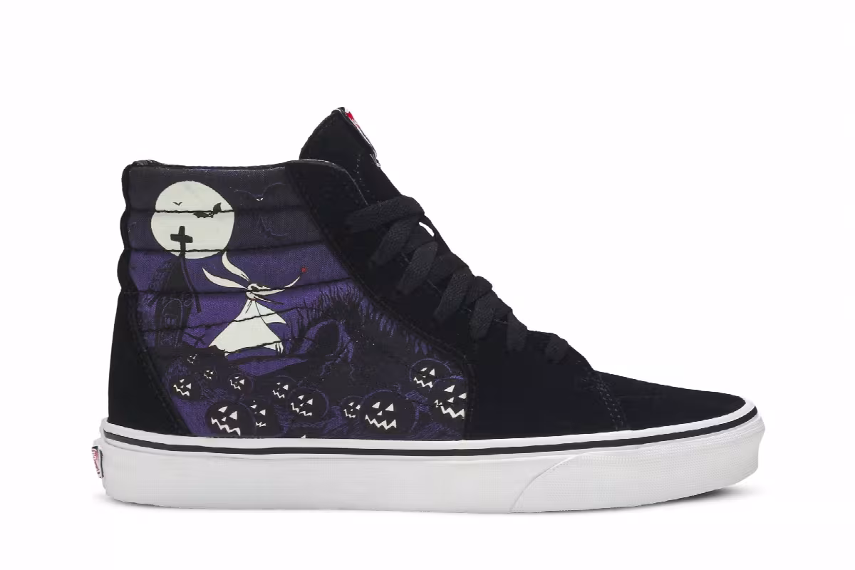 The Nightmare Before Christmas x Vans Sk8-Hi Jacks Lament, view 2