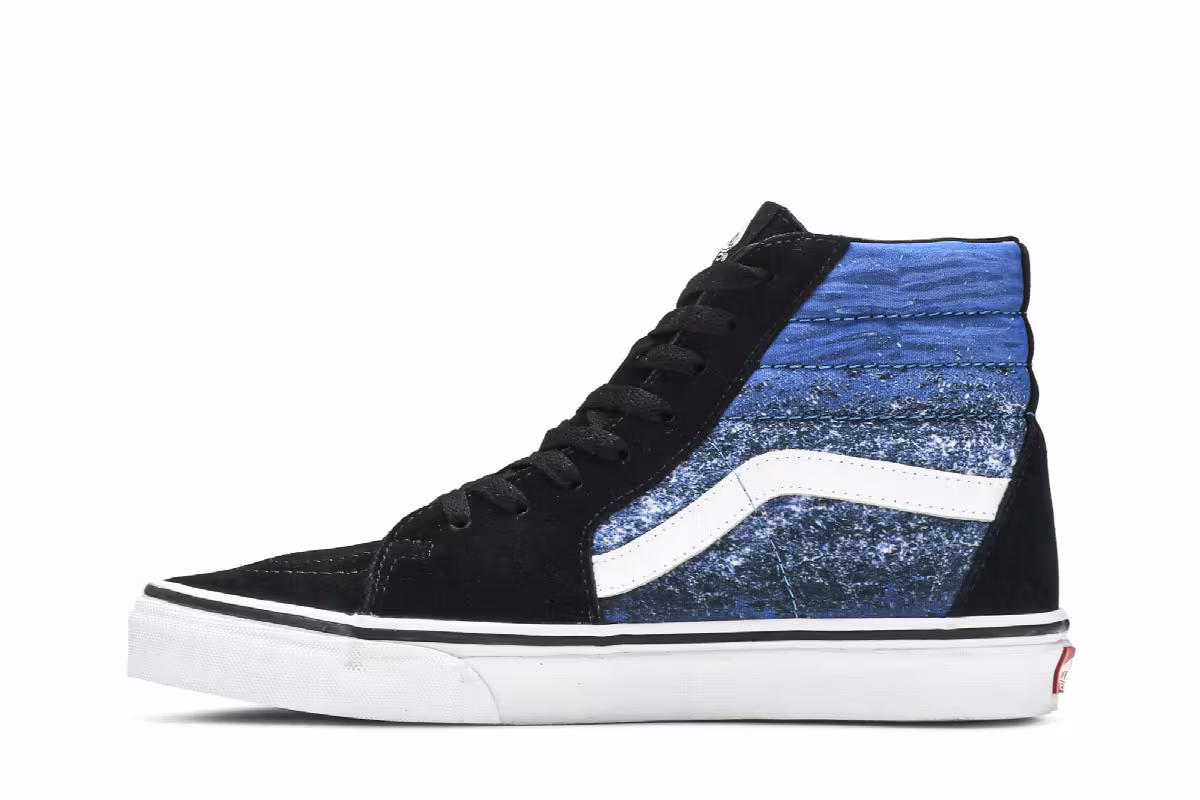 Shark Week x Vans Sk8-Hi Black Blue, view 4