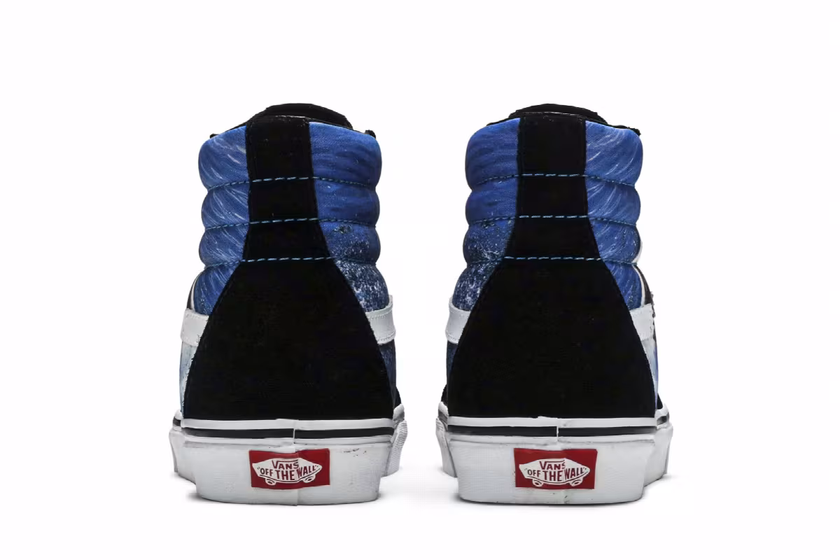 Shark Week x Vans Sk8-Hi Black Blue, view 7