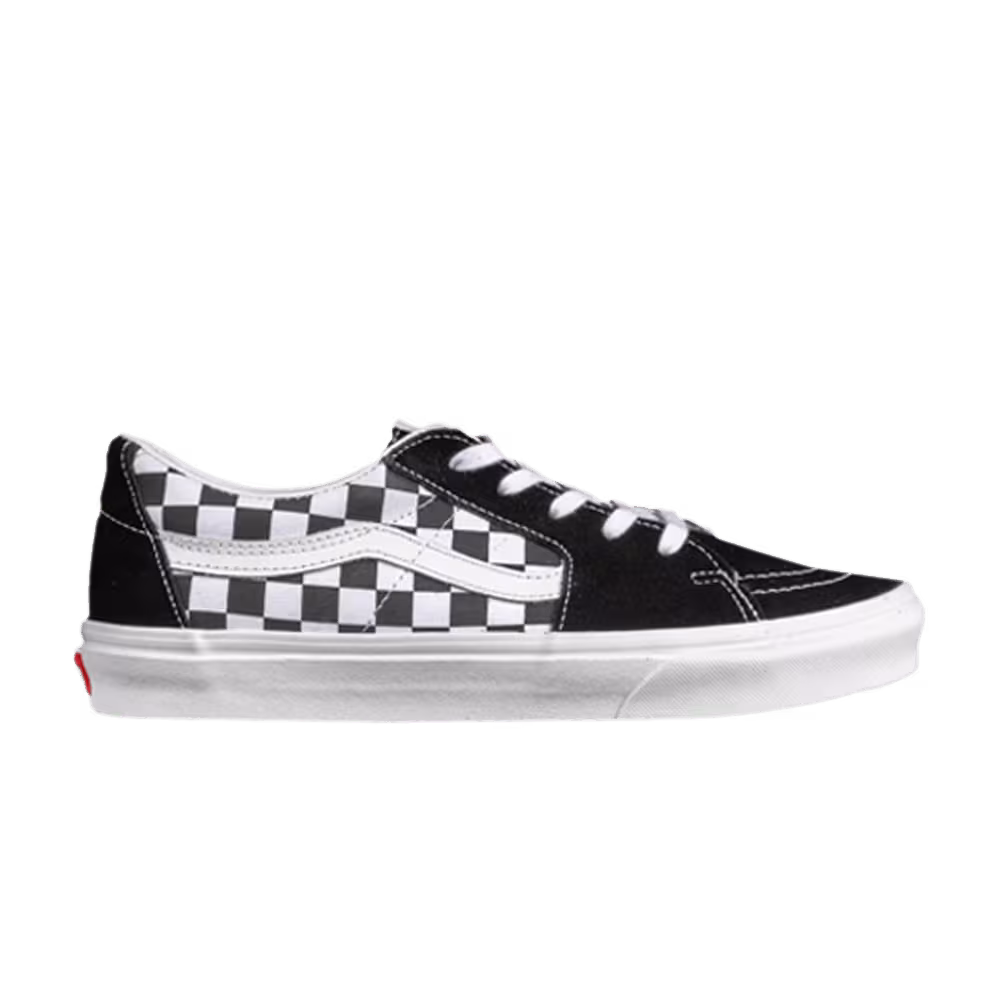 Vans Sk8-Low Checkerboard - Black