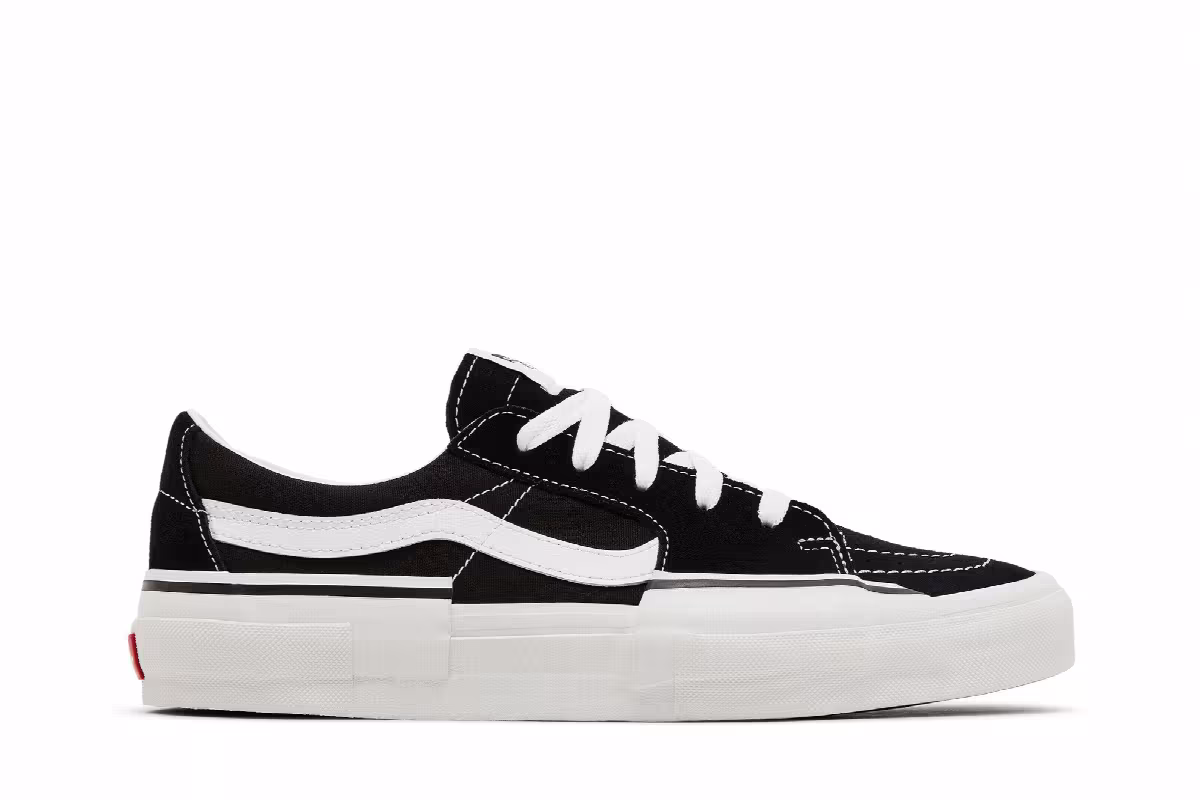 Vans Sk8-Low Rearrange - Black White, view 2