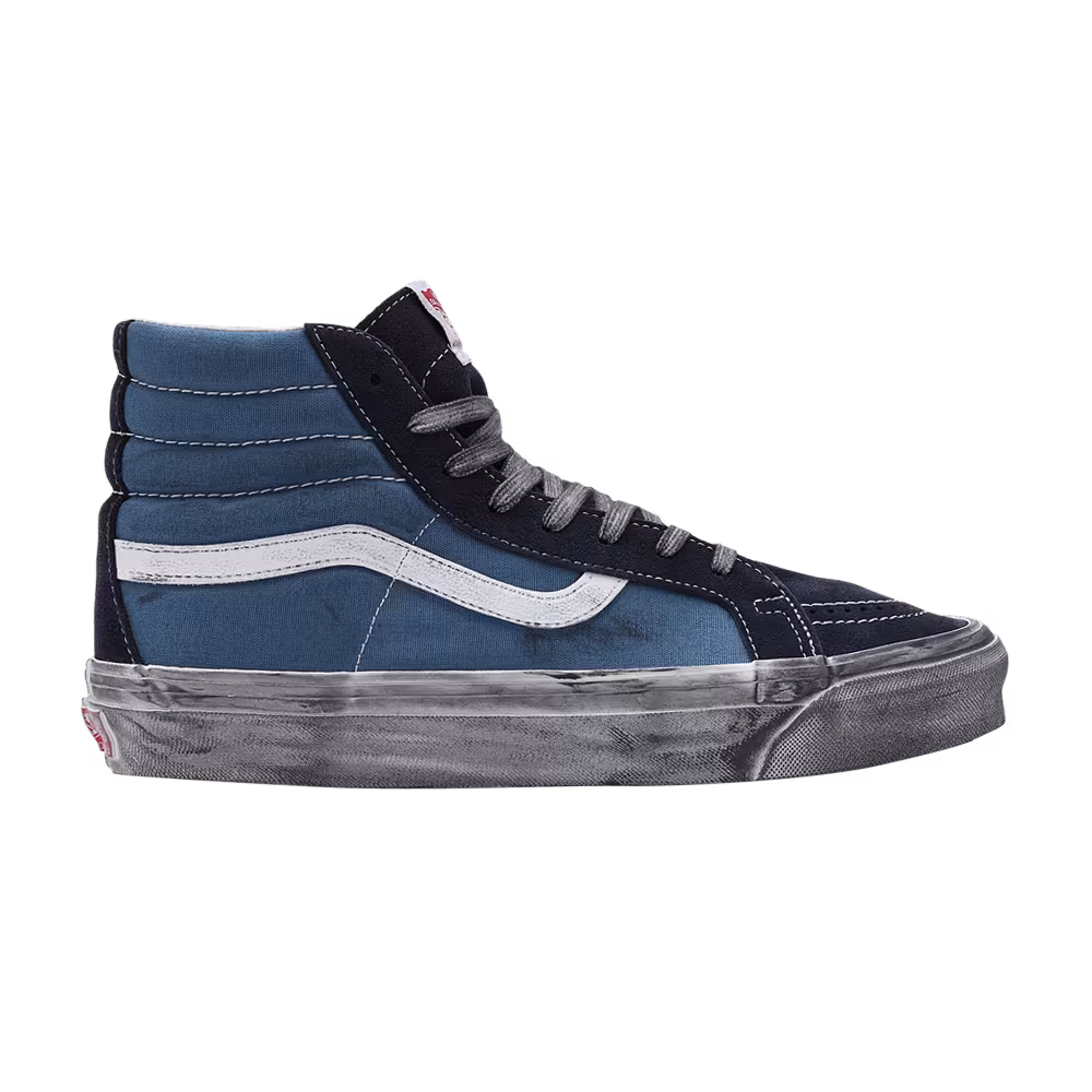 Vans OG Sk8-Hi LX Stressed - Navy