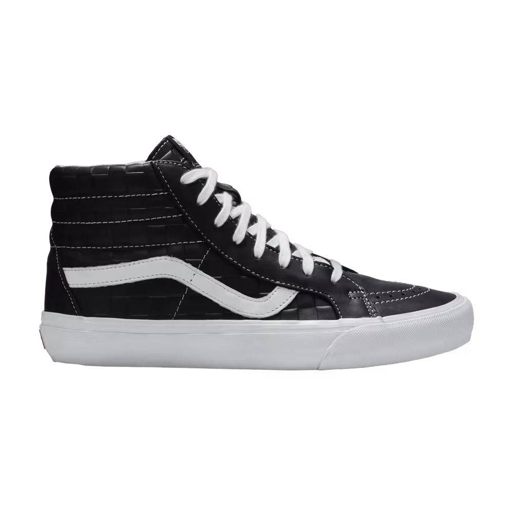 Vans Sk8-Hi Reissue 6 Checkerboard Embossed - Black