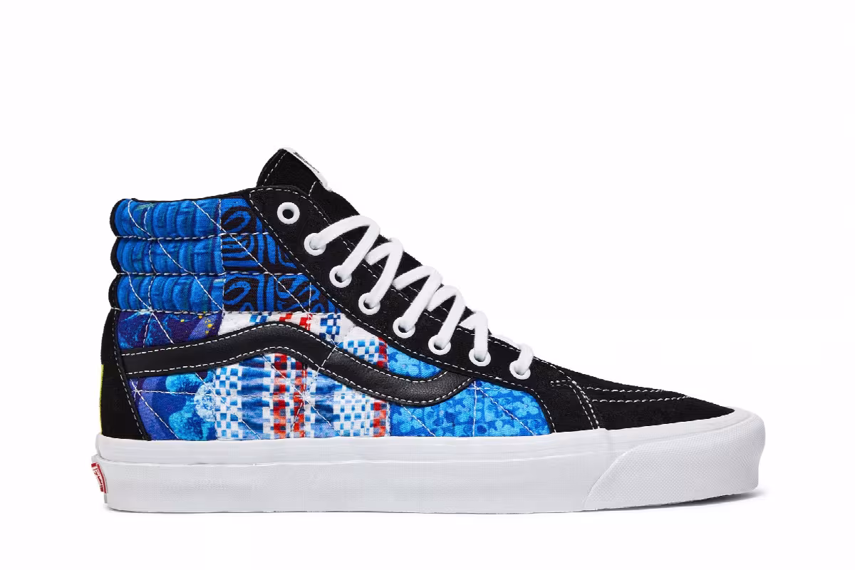 Sandy Liang x Vans Sk8-Hi 38 DX Patchwork, view 2