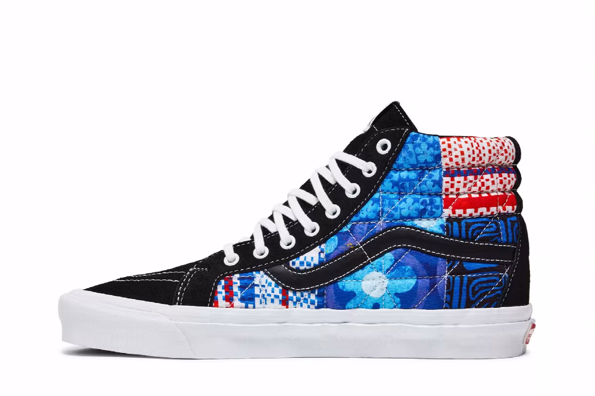 Sandy Liang x Vans Sk8-Hi 38 DX Patchwork, view 4