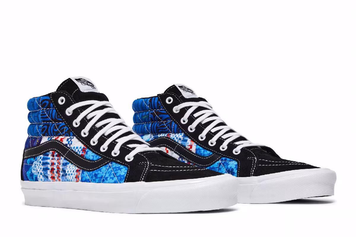 Sandy Liang x Vans Sk8-Hi 38 DX Patchwork, view 9