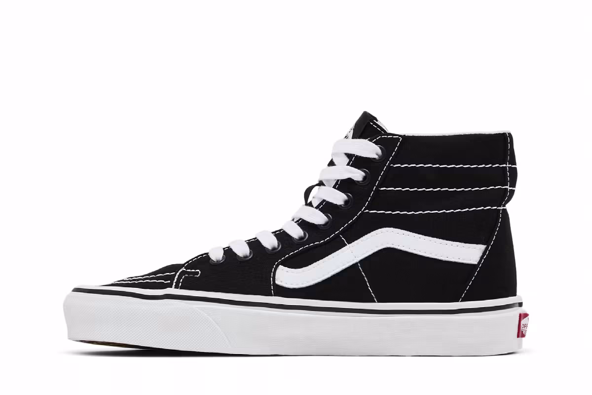 Vans Sk8-Hi Tapered Black White, view 4