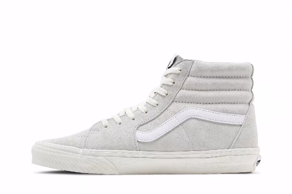 Vans Sk8-Hi Pig Suede - Marshmallow, view 4