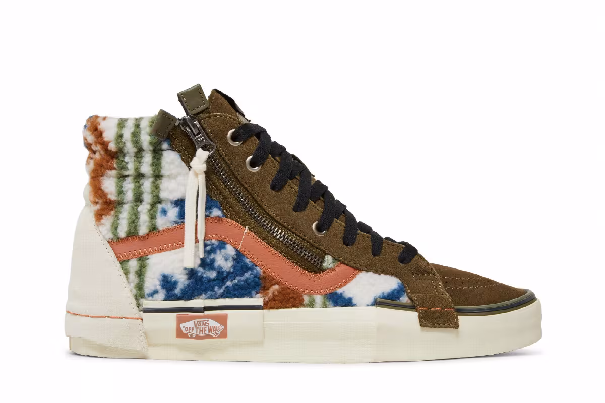 Vans Sk8-Hi Reissue Cap Mixed Textile, view 2
