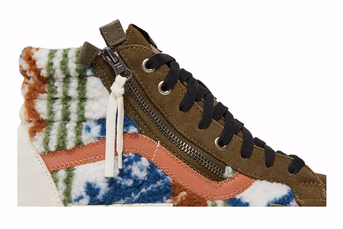 Vans Sk8-Hi Reissue Cap Mixed Textile, view 3