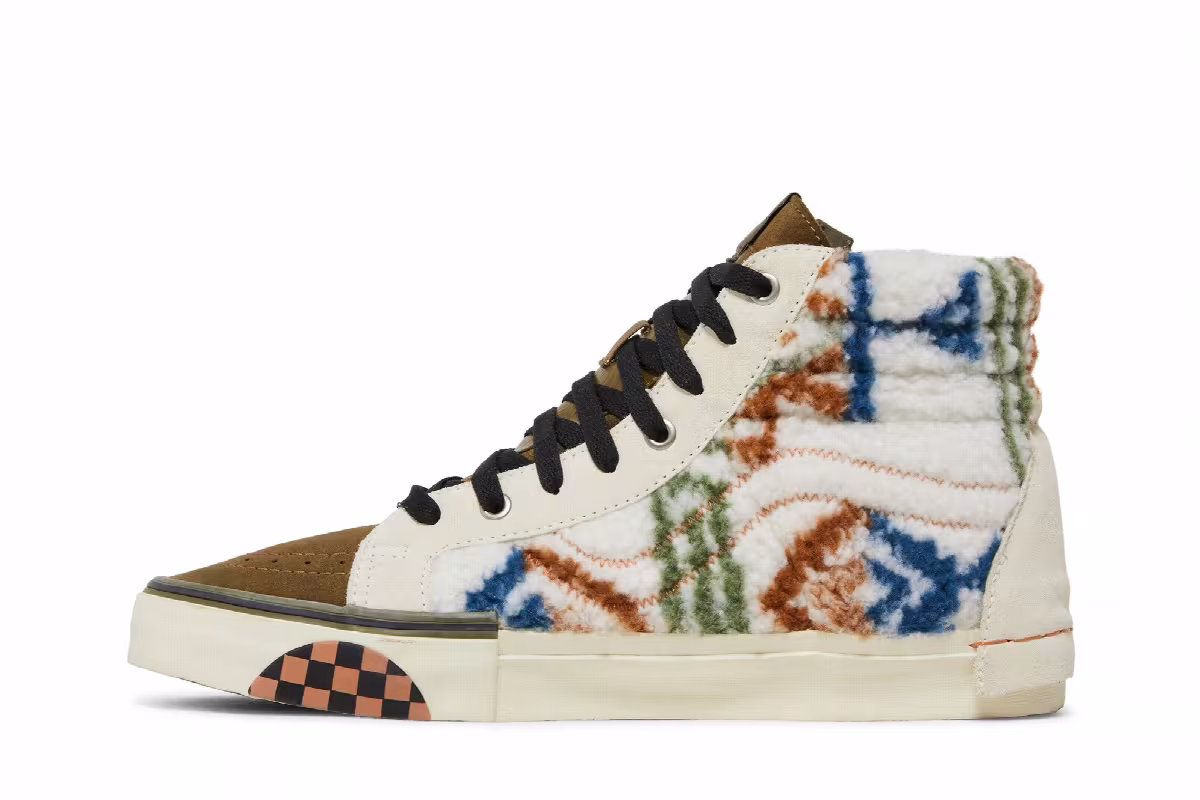 Vans Sk8-Hi Reissue Cap Mixed Textile, view 4