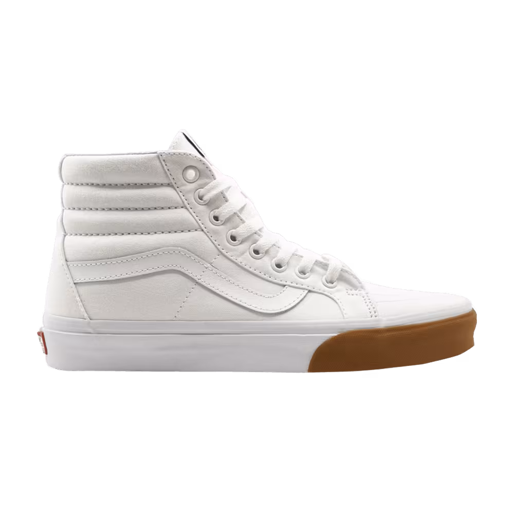 Vans Sk8-Hi Reissue Gum Bumper - White