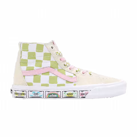 Emma Mulholland on Holiday x Vans Sk8-Hi Tapered 'Whimsical Checkerboard'