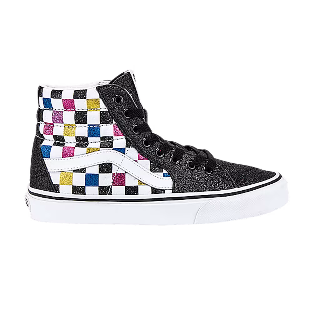 Vans Sk8-Hi Glitter Checkerboard