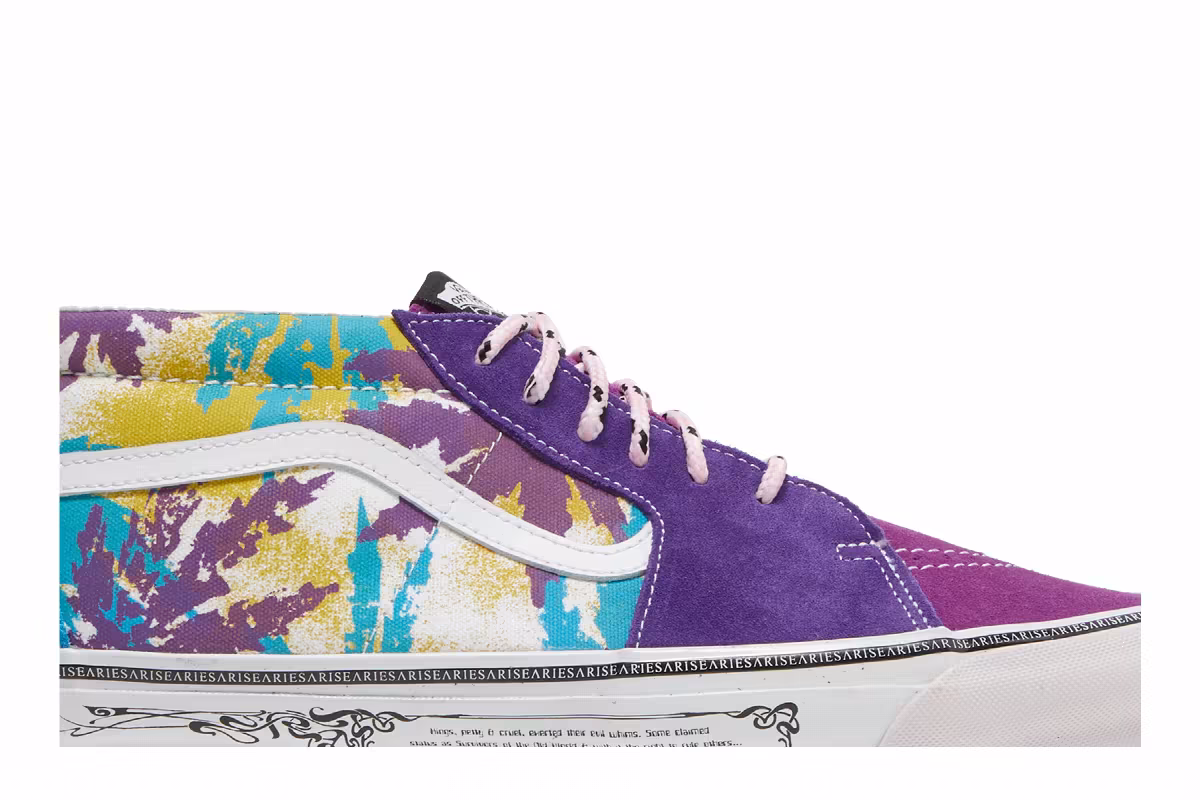 Aries x Vans OG Sk8-Mid LX Weed Bright, view 3