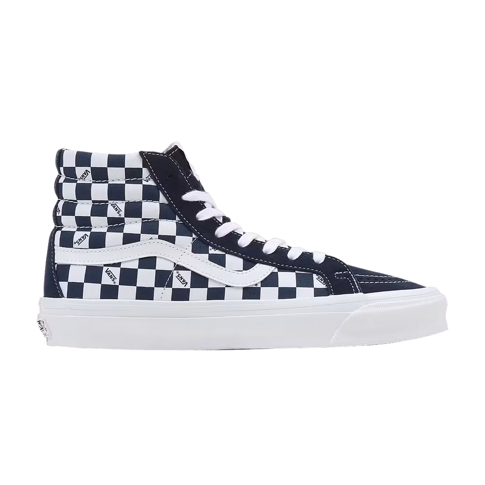 Vans OG Sk8-Hi LX Checkerboard - Dress Blues