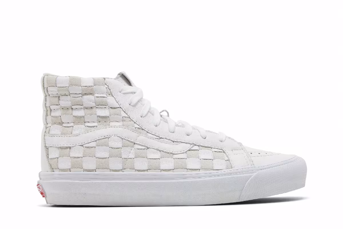 Vans OG Sk8-Hi LX Woven - White, view 2