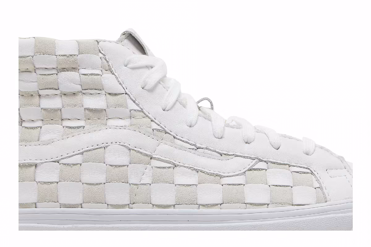 Vans OG Sk8-Hi LX Woven - White, view 3
