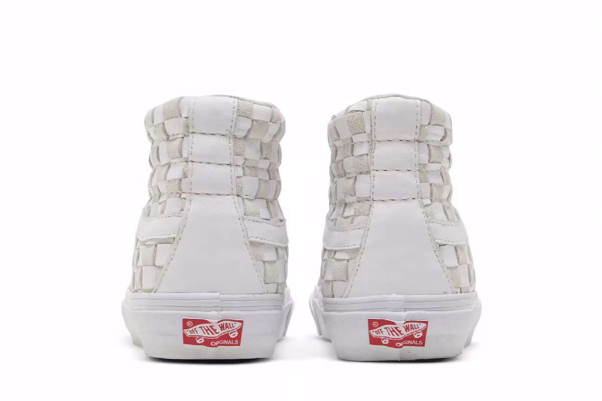 Vans OG Sk8-Hi LX Woven - White, view 7
