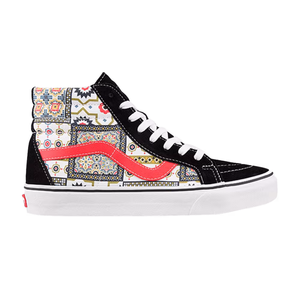 Vans Sk8-Hi Reissue Moroccan Tile Check - Orange