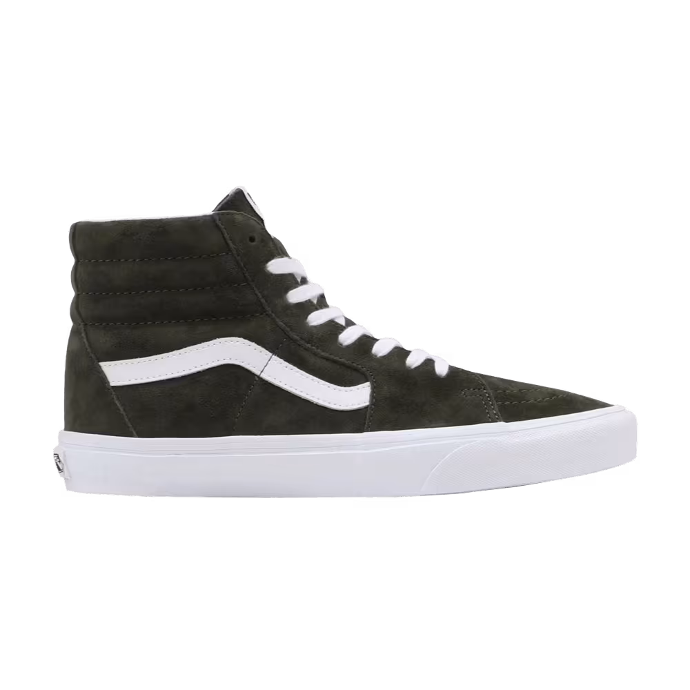 Vans Sk8 Hi Zamszowe Pig Suede Green