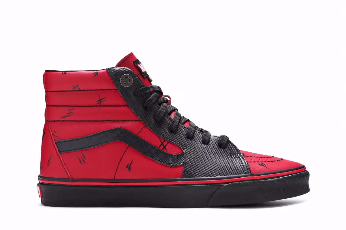 Marvel x Vans SK8-Hi Deadpool, view 2