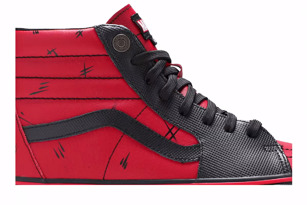 Marvel x Vans SK8-Hi Deadpool, view 3