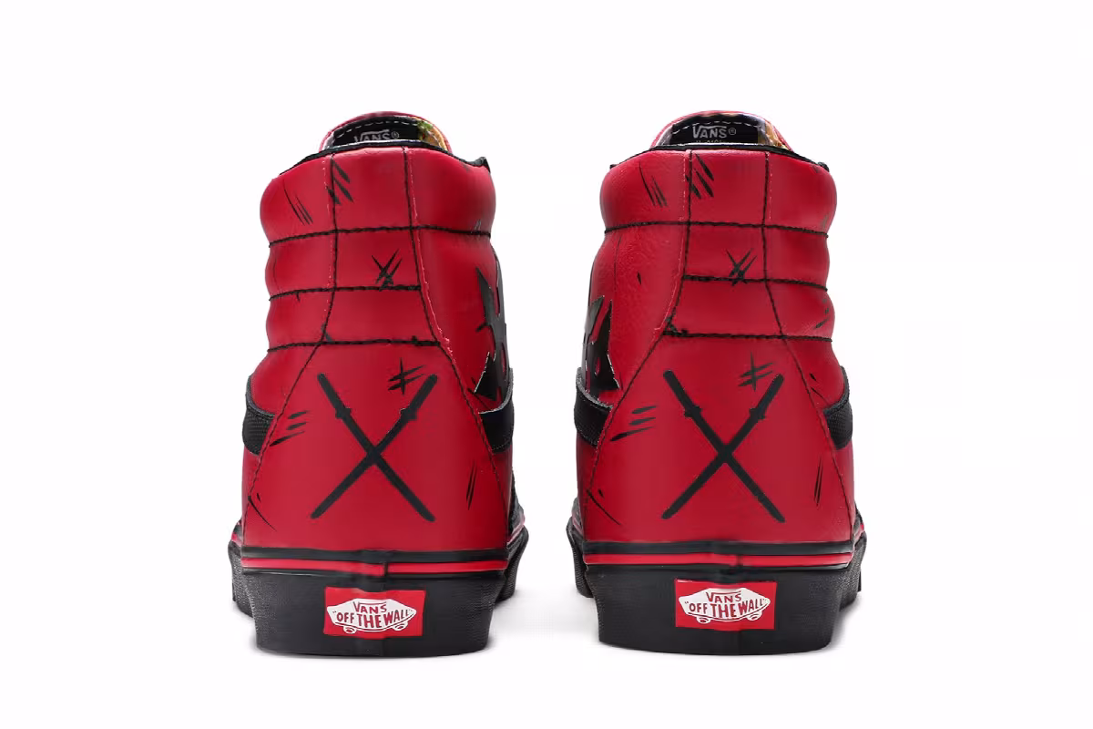 Marvel x Vans SK8-Hi Deadpool, view 7