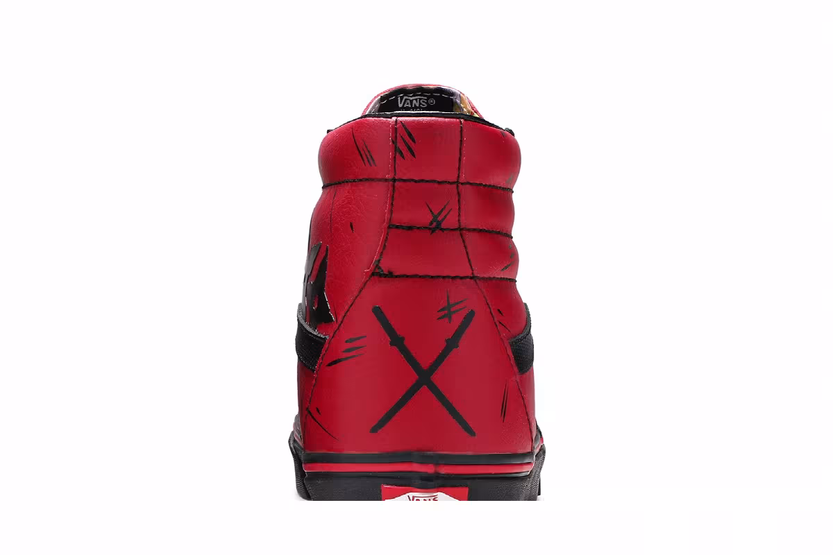 Marvel x Vans SK8-Hi Deadpool, view 8