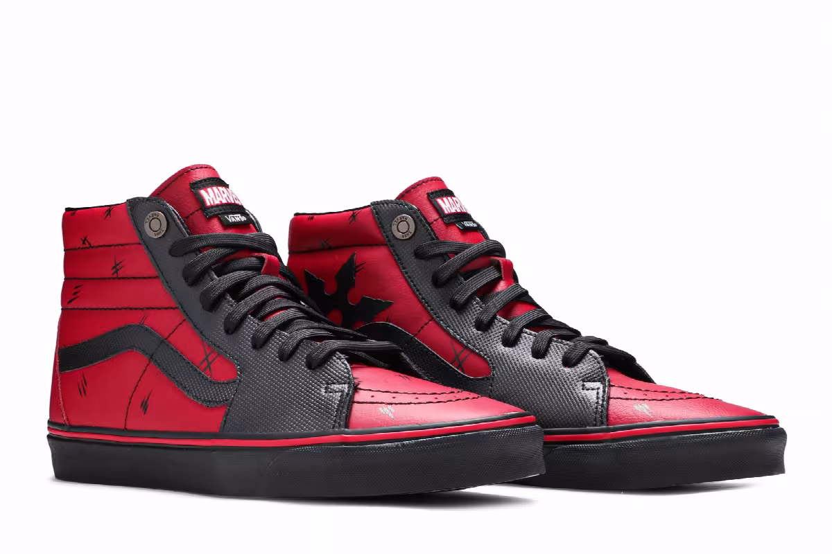 Marvel x Vans SK8-Hi Deadpool, view 9