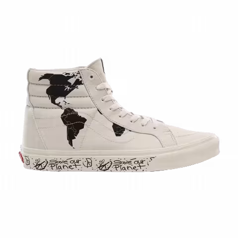 Vans Save Our Planet x Sk8-Hi Reissue 'White Black'