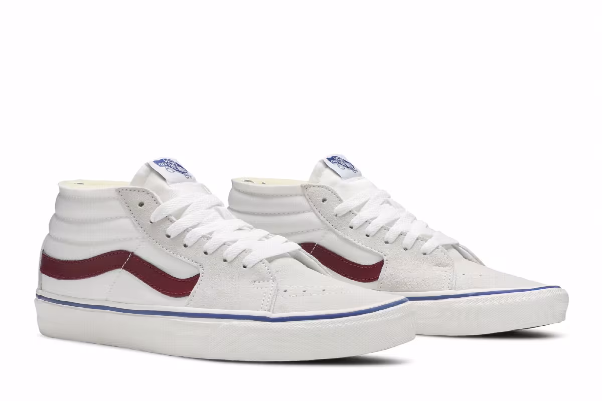 Vans Sk8-Mid True White, view 9
