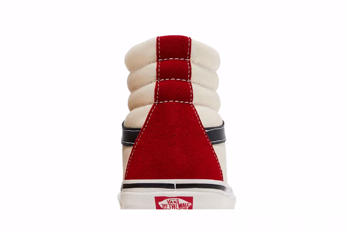 Vans Sk8-Hi 38 DX Anaheim Factory - White Red, view 8